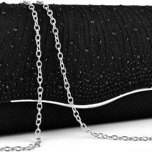 Clutch Purses for Women, Formal Evening Bags Suede Shoulder Envelope Party Handb